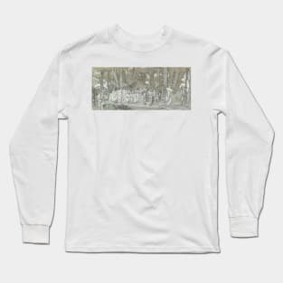 Study For The Daphnephoria by Frederic Leighton Long Sleeve T-Shirt